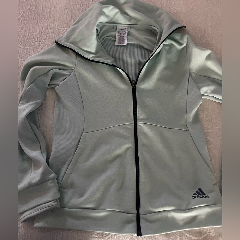Green adidas jacket